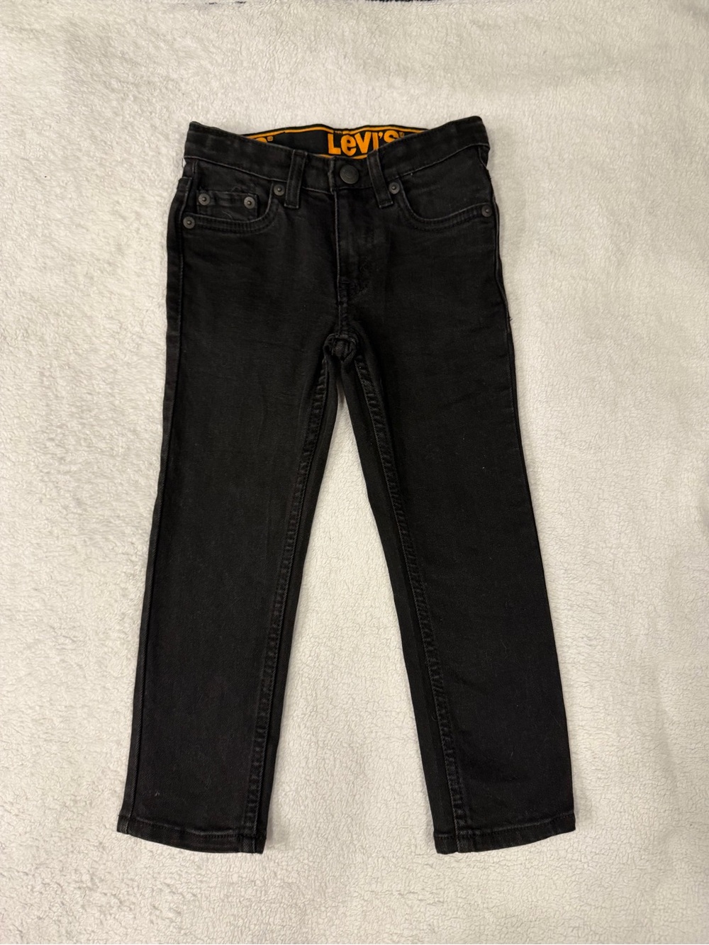 Levi's Black Boys 4T Slim 510 Straight Jeans